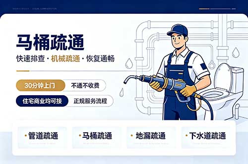 淮南马桶疏通